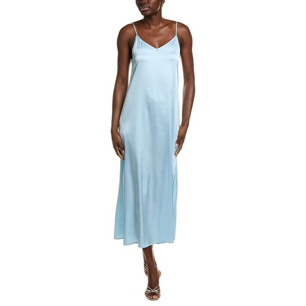 Point Womens  Satin Slip Dress